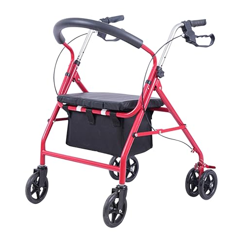 ���s�⏕�� ���s�� ��� �܂肽���ݕ��s�� �艟���� ���s�� ����җp ���� ���O �ω׏d100kg 4�i�K �������߉� ���p�i ���s�⏕ �L���X�^�[�t�� ���ȕt�� ���[�o�X�P�b�g�t�� (red, S)