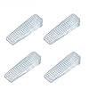 Zhioudz Deurstopper Set van 4, Rubberen Deurwig Antislip, Deurstopper Rubber, Deurwig Rubberen Antislip Vloerdeurstopper…