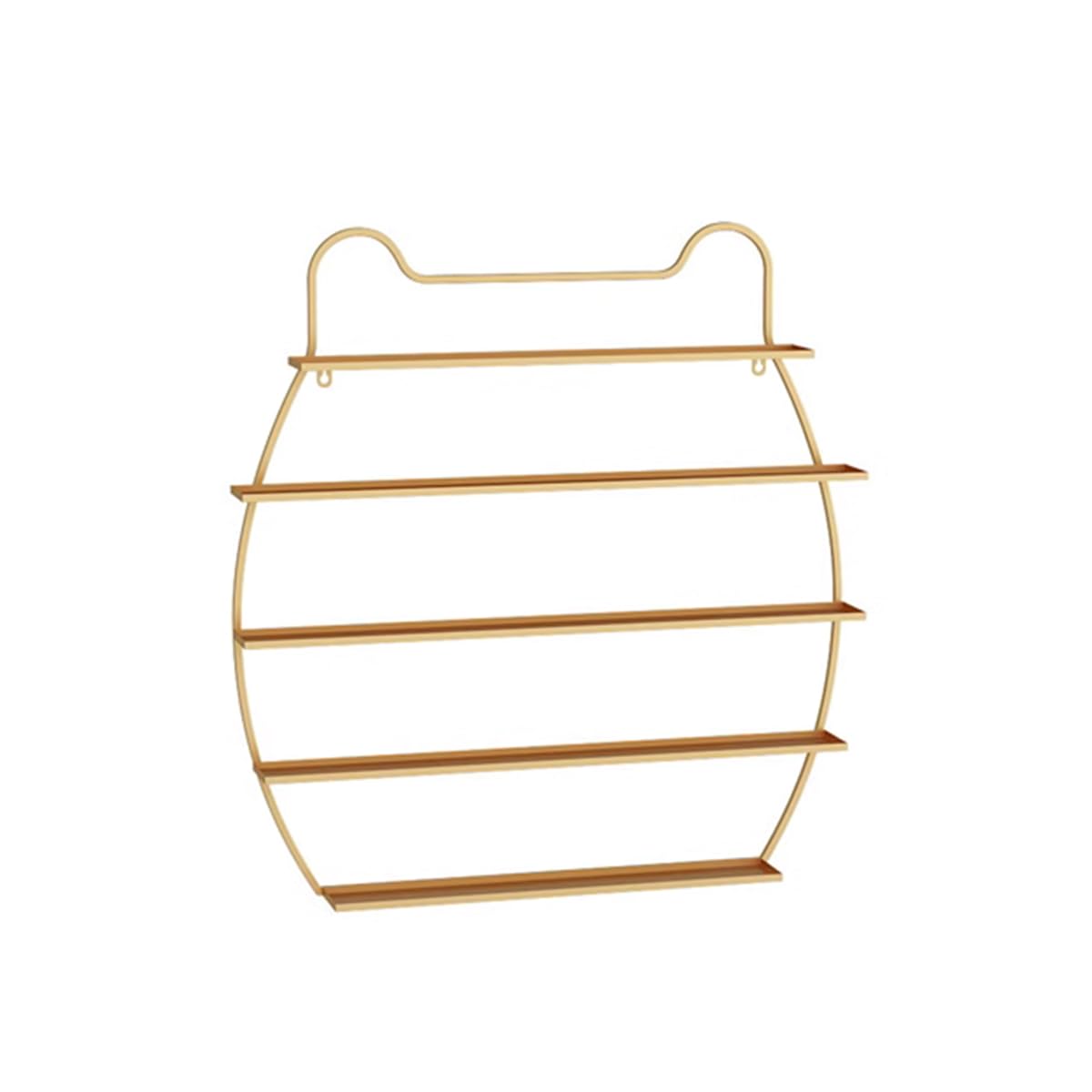 ZBJDX Nail Polish Organizer Wall Mounted Metal Nail Polish Rack Essential Oil Bottles Shelf Holder Display Storage Shelves