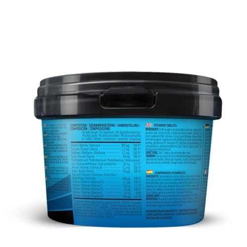 Bodylab24 BIG PACK Vitamin A-Z 360 Tabletten, alle 13 essenziellen wasser- und fettlösliche Vitamine in einem Supplement, Vitamin-Komplex für die einfache Versorgung, ideal für Sportler