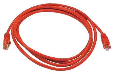Cable Ethernet Cat 5e Rojo 7 ft miniatura 1