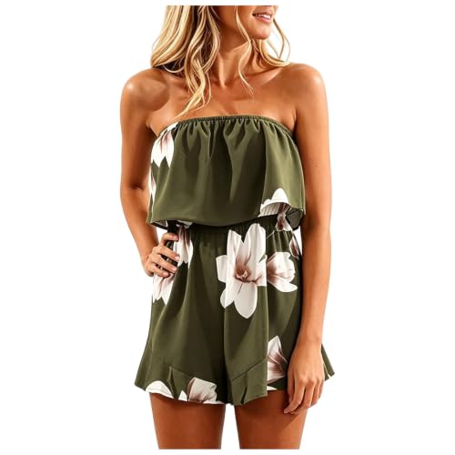 Mono de mujer para playa de estilo bohemio casual con bolsillos prácticos