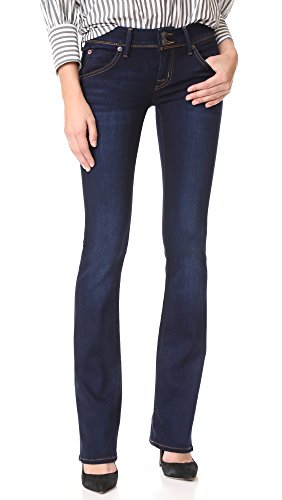 HUDSON Women's Mid Rise Beth Baby Boot Cut Jeans, Oracle, 24