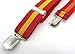 Tirantes bandera España | Elásticos con clip metálico, regulables | Talla única...