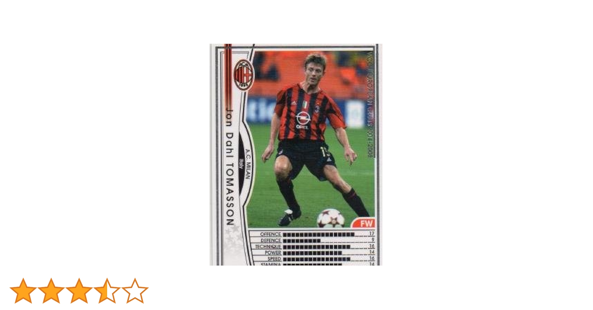 Amazon.co.jp: WCCF/04-05/ACミラン/白/160/ヨン・ダール・トマソン Amazon.co.jp: WCCF/04-05/ACミラン/白/160/ヨン・ダール・トマソン