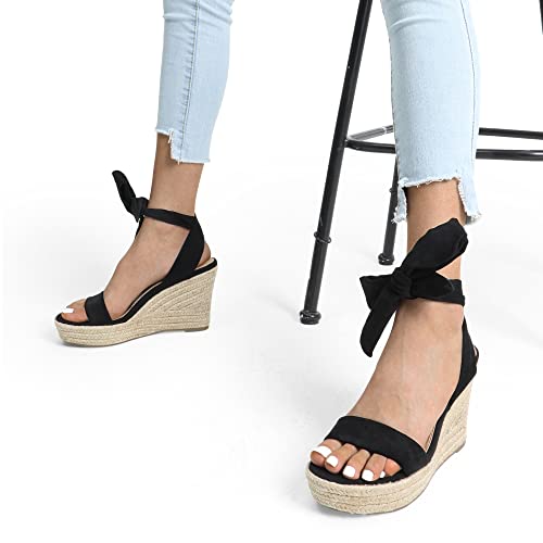 DREAM PAIRS Womens Open Toe Espadrilles Wedges Tie Lace Up Cute Ankle Strap Platform Sandals Dressy Shoes4