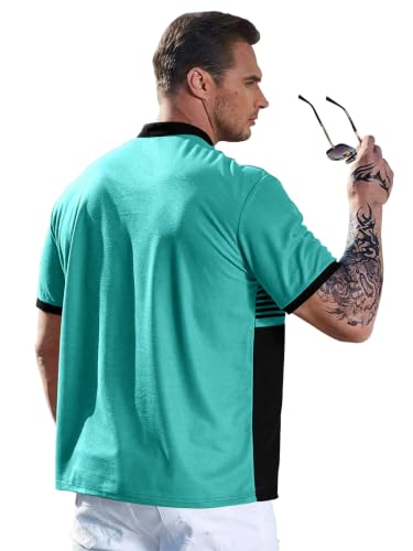 Image of EYEBOGLER Polo T-Shirt for Men || Half Sleeves Neck Polos Men's T-Shirt || Striped Polo || Packs Also Available