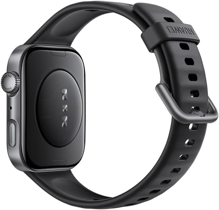 HUAWEI WATCH FIT 4 Smart Watch, rear view showing health sensors and charging pins.