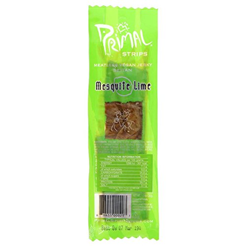 Primal Spirit Mesquite Lime Meatless Jerky, 1 oz, 24ct by Primal Spirit