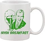 Decorado a mano. Irish breakfast funny Ceramic Mug bnft