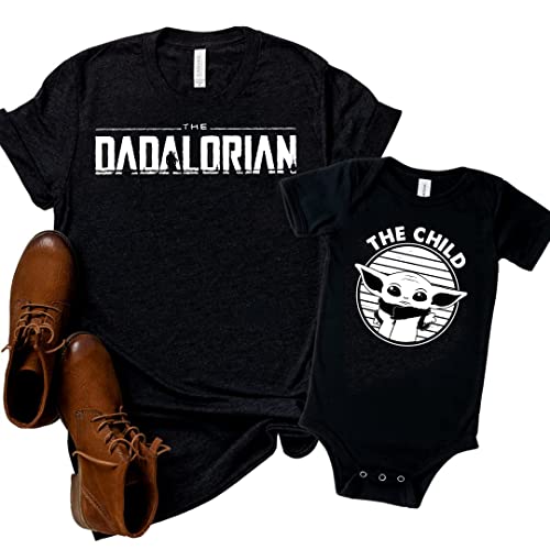 Image of Mourin Shop First Fathers Day 2023, Gift for Dad and Baby, Matching Daddy and Son Shirts, Dad Gifts from Wife, Sister, Coworker
