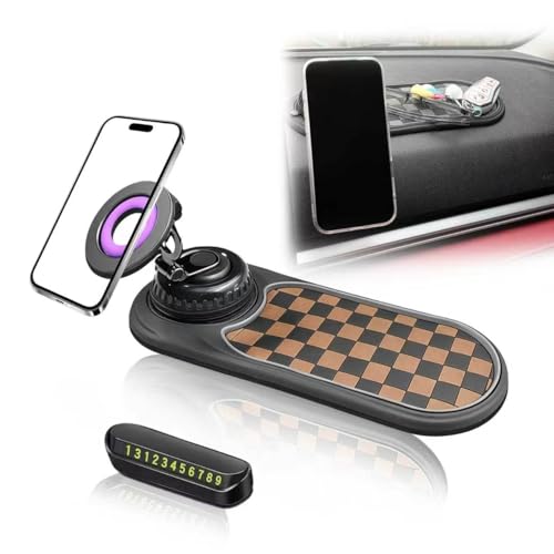 Support téléphone magnétique conduite sereine et tapis vide-poche habitacle auto