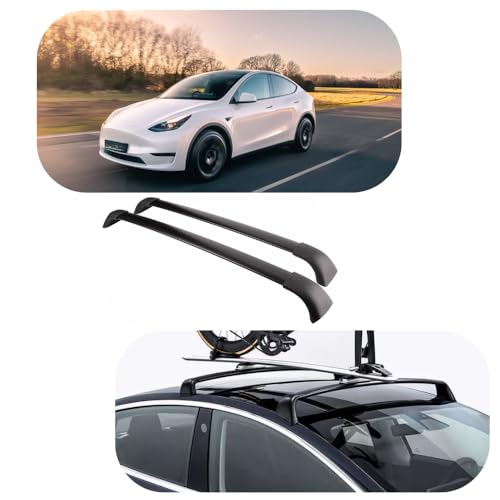 How to Find The Best Tesla Model Y Roof Racks? Xiyadele Roof Rack Cross Bar Crossbar Fit for Tesla Model Y 2020 2021 2022 2023 2024 2025 Aluminum...