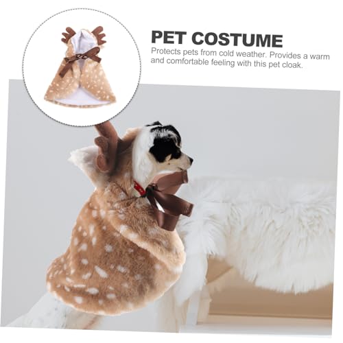 Capa para perros y gatos BESPORTBLE estilo alce miniatura 5