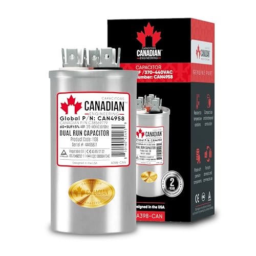 Condensateur AC 60 + 5 μF pour réparer un climatiseur en panne CBB65 440V