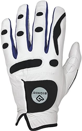 BIONIC Men's Left Hand PerformanceGrip Glove with Ball Marker-Large-WH/BK