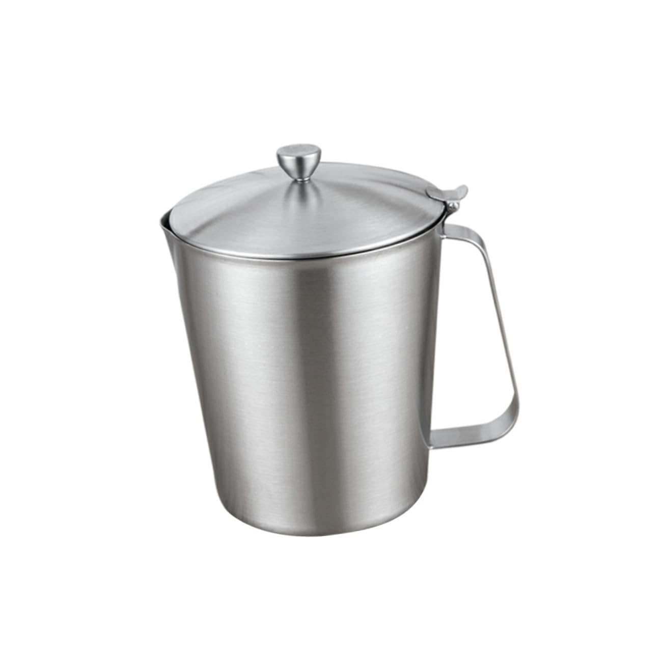 Tasse à Mesurer avec Couvercle Argenté 500ml en Acier Inoxydable