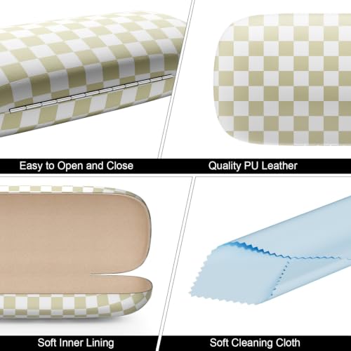 Image of Eyeglasses Case, Hard Shell Protective Case for Glasses, Unisex for Women Men