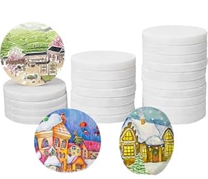 JIAMOEAT Kieselsteine zum Bemalen, 25 Stück