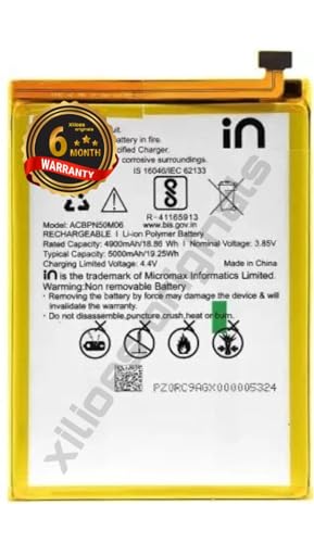 Image of ACBPN50M06 Battery for Micromax in 1 (E6746) / in 1b (E6523, E7533) / in Note 1 (E7746) Battery with 6 Month warrenty **** (C48)