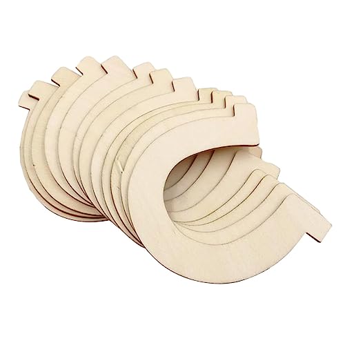 GARIOUANS 10 Stück Unvollendete Holzscheiben im Pferdehufe Design Teiliges für Kreative Bastelprojekte Kindersicheres Glattes Holzmaterial für DIY Dekorationen und Malspiele GARIOUANS 10 Stück Unvollendete Holzscheiben im Pferdehufe Design Teiliges für Kreative Bastelprojekte Kindersicheres Glattes Holzmaterial für DIY Dekorationen und Malspiele