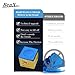 BenXvgxoz Pool Cue Chalk 24 Pack (2x12 Boxes) - Blue Billiard Chalk Cubes, High Grip Formula, Professional Tournament Grade, Mess-Free Application for Enhanced Spin & Control-8A