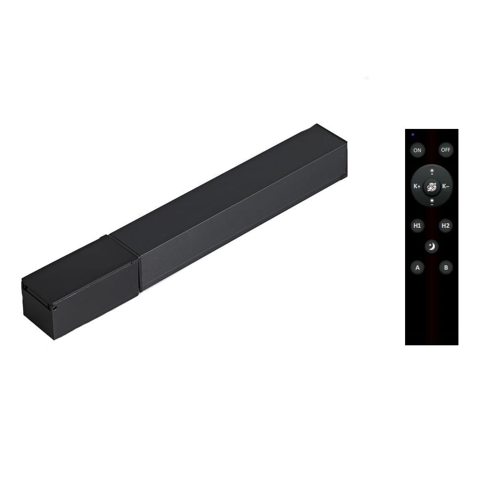 LED Dimmable Magnetic Track Lighting Transformer Power Adapter Convert AC110V to DC48V for Home Indoor Lighting (Remote Control+Tuya WiFi(Dimming)/Black, 100, Watts)