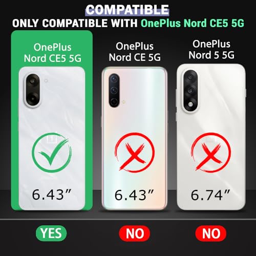 Image of TheGiftKart Tough Armor Bumper Back Cover Case for OnePlus Nord CE 5 5G | Sliding Camera Cover, Kickstand & Ring Holder | 360 Degree Protection Back Cover Case for OnePlus Nord CE5 (PC & TPU, Black)