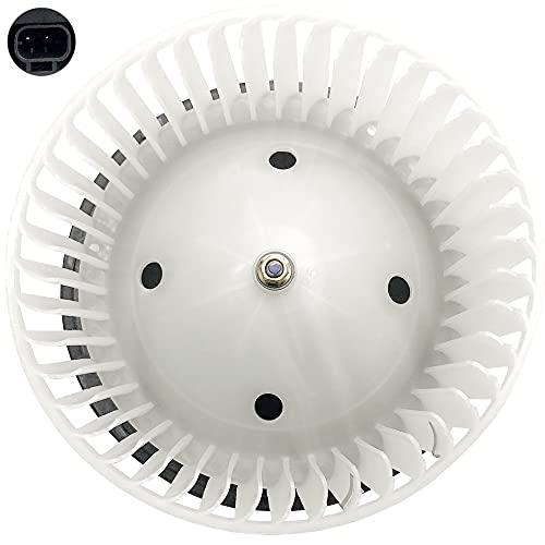 BOXI 700191 AC Blower Motor with Fan Fits for 2003 2004 2005 2006 2007 for Chevy Silverado 1500 2500 Avalanche for GMC Sierra for Cadillac Escalade HVAC Heater Blower Motor Replace# 89019320 PM9201 - Thumbnail 2