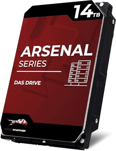 Image of Water Panther WP Arsenal 14TB SAS 12Gb /s 7200RPM 3.5-Inch DAS Hard Drive for Storage Server, Enterprise JBOD, Business RAID Workstation, Internal SAS LFF HDD (Renewed)