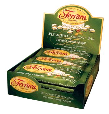 Pistachio Torrone Bar Counter Display 12/2 oz