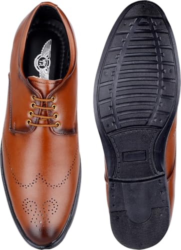 Image of Formal Brogue Lace Up Corporate Casuals for Men