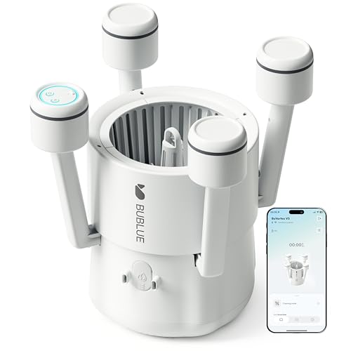 Image of (2026 New) BUBLUE F10 Pool Surface Skimmer Robot,Robotic Pool Skimmer with App Control,Powerful Suction,5L Filter,Dual Cleaning Modes, AI Navigation,Ideal for In-Ground & Above-Ground Pools,White