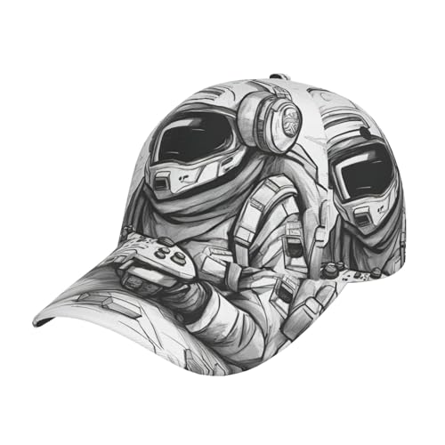 Casquette baseball jaune KoNsev unisexe délavée style gaming
