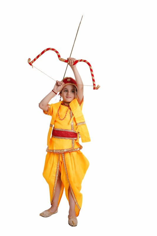 Image of Kaku Fancy Dresses Ram Costume for Kids Infant Baby Ram Dress for Boys with Accessories