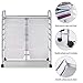 Giantex 12 Drawer Rolling Storage Cart Tools Scrapbook Paper Office School Organizer (White)