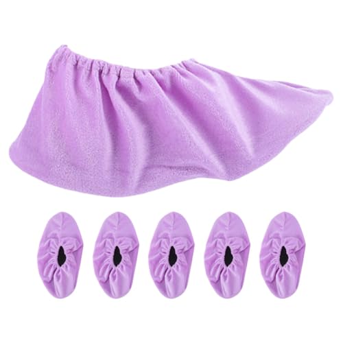 KOMBIUDA Indoor Bowling Shoe Covers Adults 3 Pack Bowling Shoe Slide Socks Sturdy Non-Slip