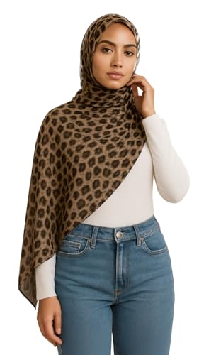 Stylish Premium Modal Viscose Hijabs for Women (Cheetah)