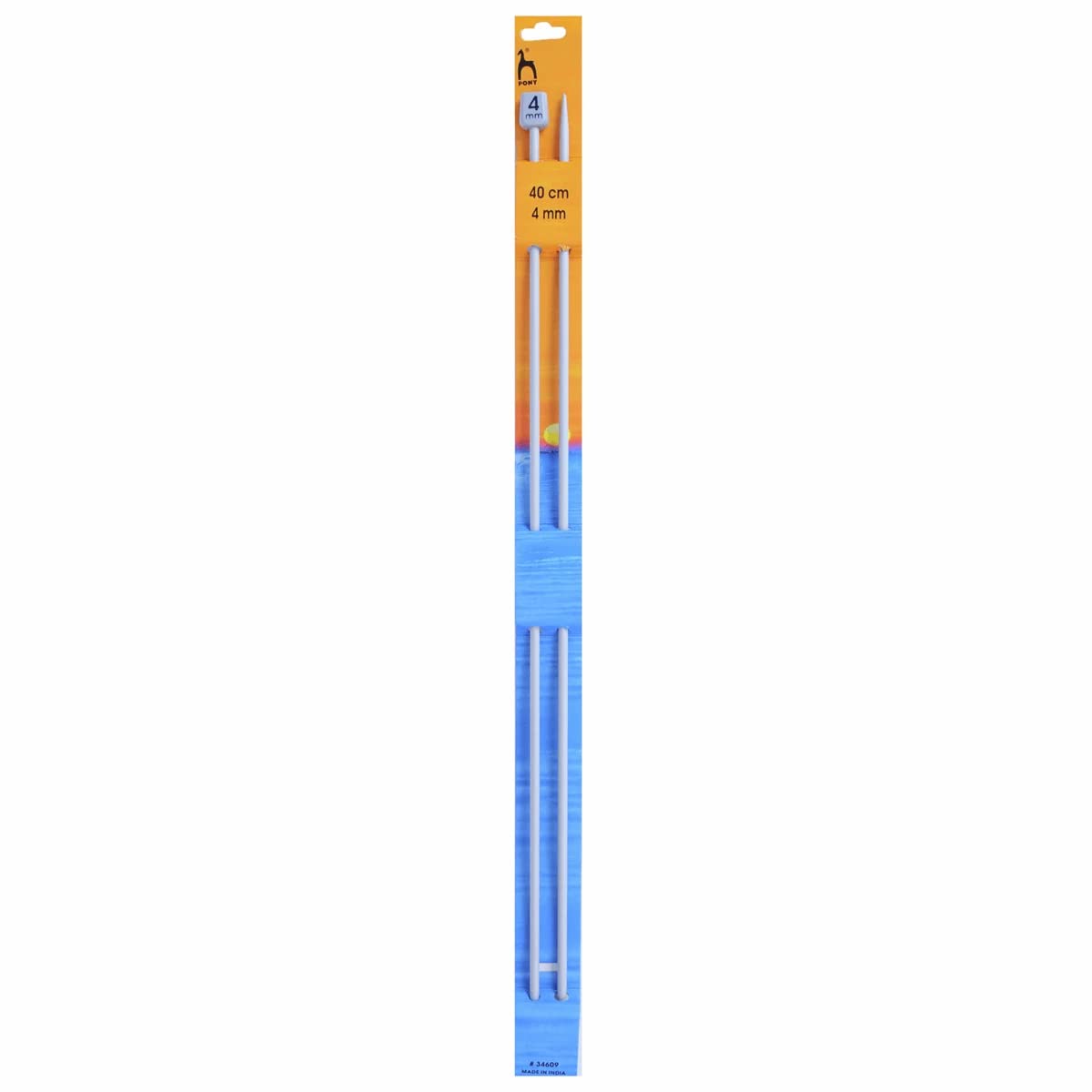 Pony Single Ended Classic Knitting Pins - 40Cm x 4.00mm