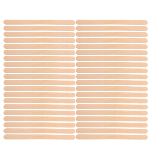 Alipis Palitos de Madera Planos para Teñido Anudado 100 Unidades de 55 Pulgadas Kit de Accesorios para Manualidades DIY Suministros Resistentes para Proyectos de Arte y Bricolaje