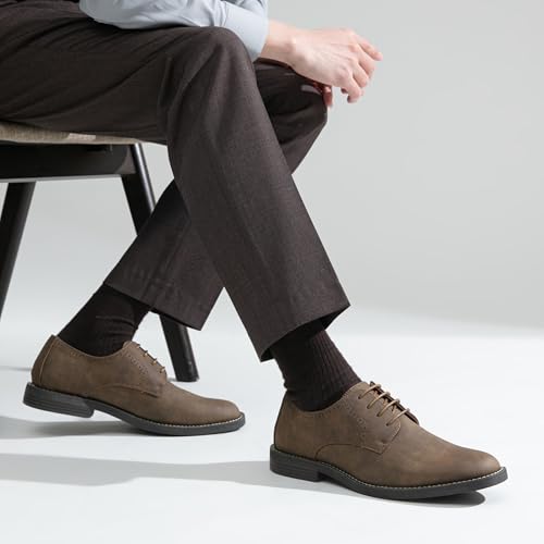 Image of Jousen Men's Dress Shoes Retro Casual Dress Shoes for Men