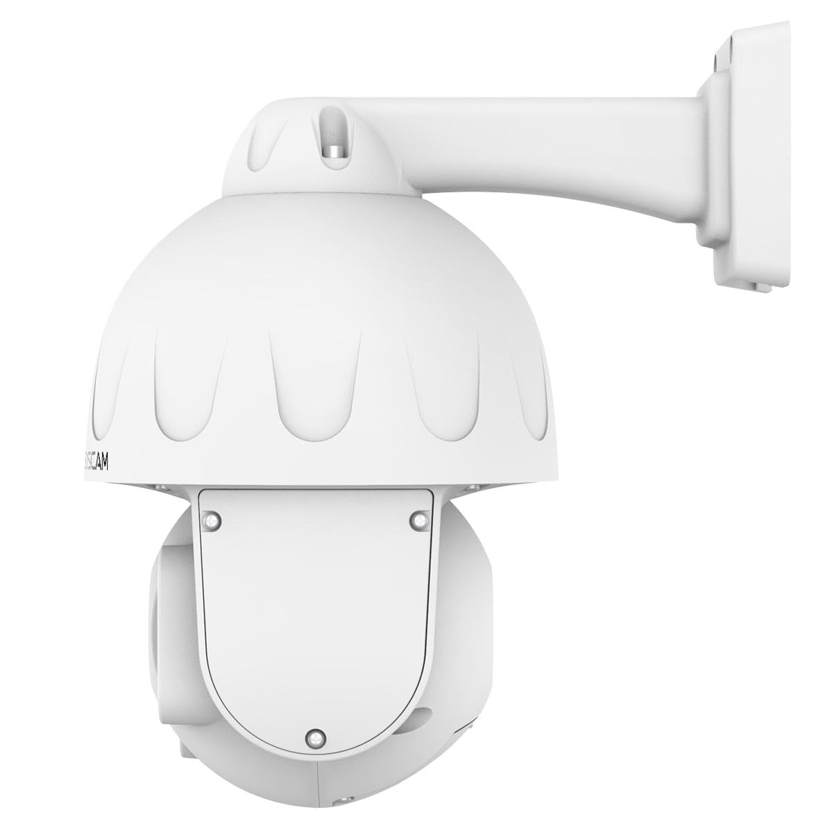 Foscam SD8EP 8MP PoE PTZ Dome - Telecamera di sorveglianza con zoom ottico 4x, qualità video UHD HDR, per interni ed esterni, rilevamento intelligente di persone e veicoli