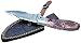 BC-851 8" Bone Collector Gut-Hook Blade Rose-Bone Hunting Knife with Leather Sheath