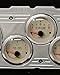 Dolphin Gauges 1963 1964 1965 Chevy ll Nova Car 5 GPS Gauge Dash Cluster Panel Set Tan