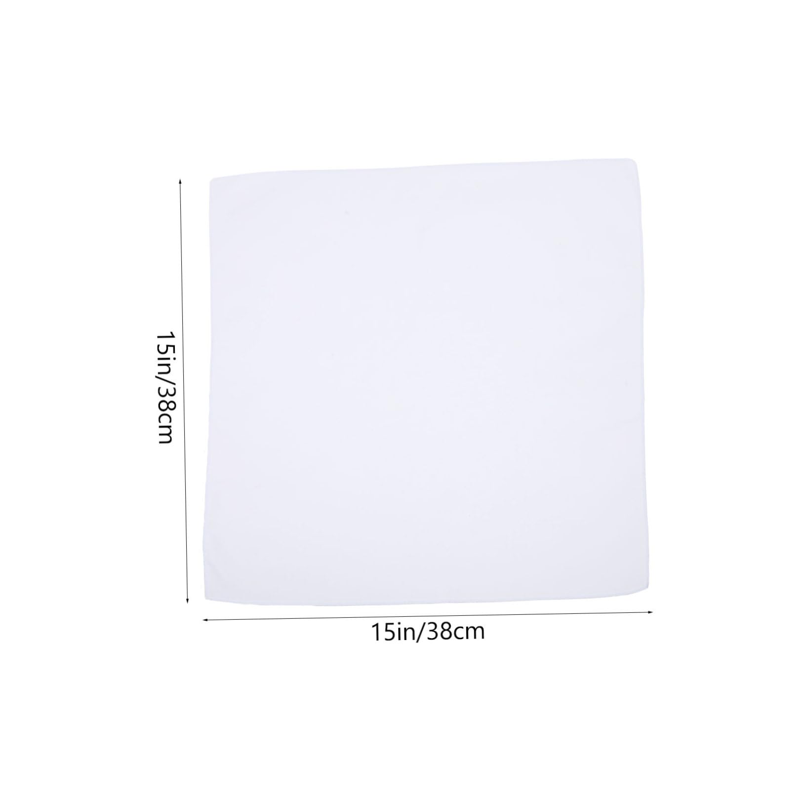 PartyKindom Diy Handkerchiefs 12 Pure Cotton Handkerchiefs Tie-dye Painting Options