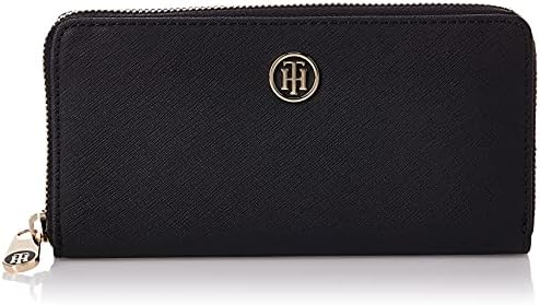 Tommy Hilfiger Womens Honey Large Za Wallet Wallet Black (Black)
