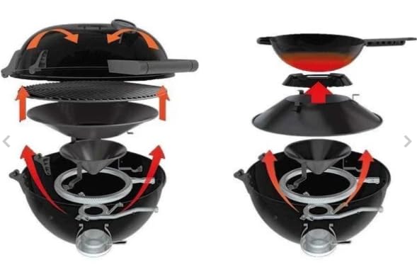 Grill gazowy OUTDOORCHEF ASCONA 570 g EVO, podwójny palnik 9,7 kW, system lejkowy, grill Ø54 cm
