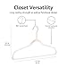 Amazon Basics Slim Velvet, Non-Slip Suit Clothes Hangers, Pack of 50, Blush Pink/Rose Gold