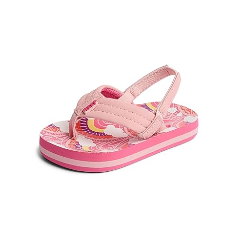 Image of REEF Girls Toddler /Little Kid Ahi Beach Flip Flop, Soft Cushion Footbed, Water Friendly