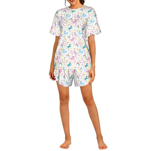 Pyjama licornes femme idéal pour des soirées cocooning et des nuits douces